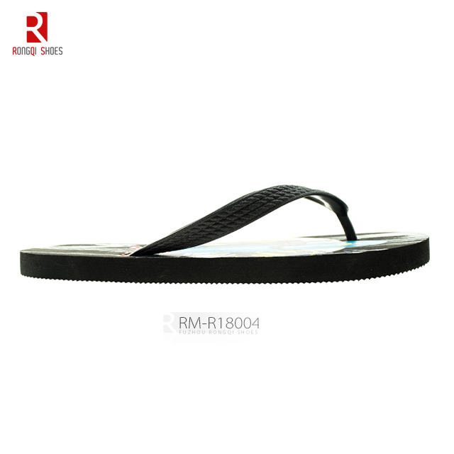 China wholesale price fancy PE men's flip-flops