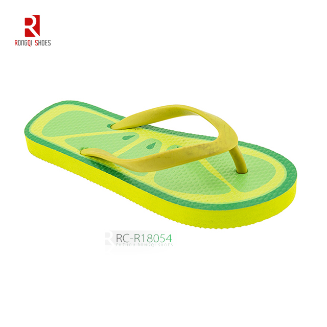 Rubber wholesale cheap children's flip flop