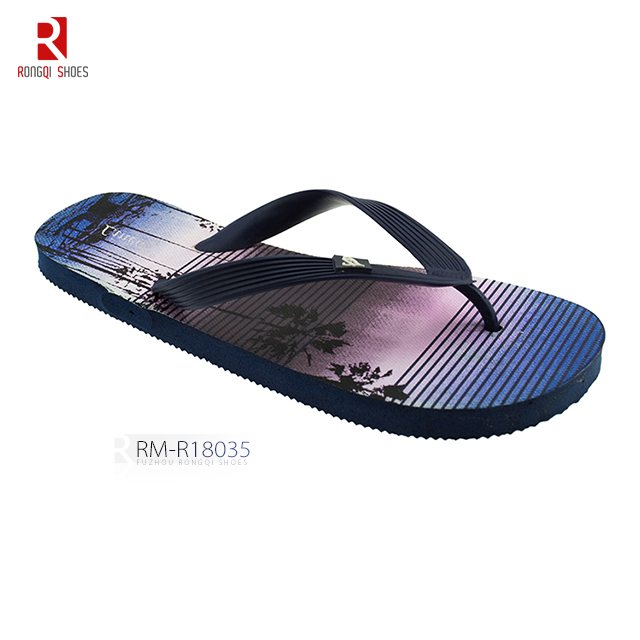 2018 last design china cheap factory men PE flip flops