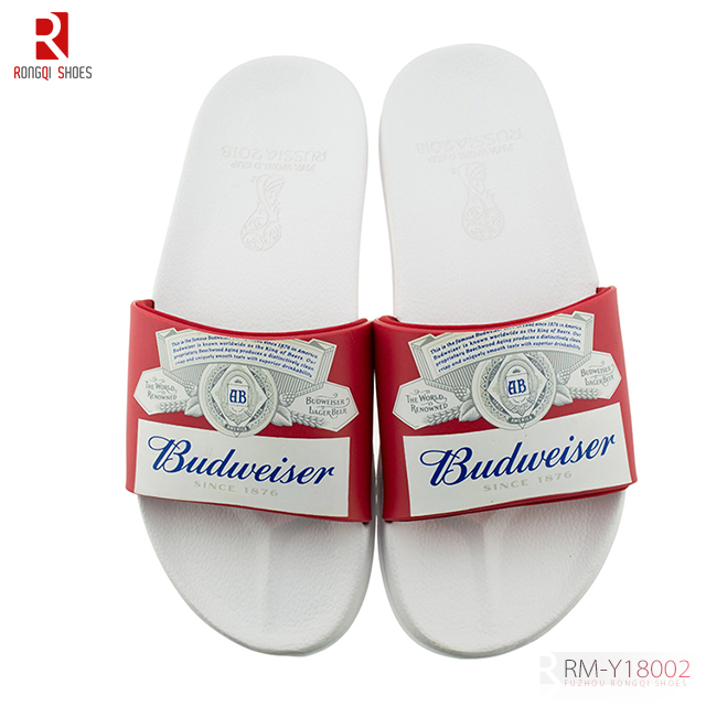 OEM PVC open-toe men's promotional slide slippers