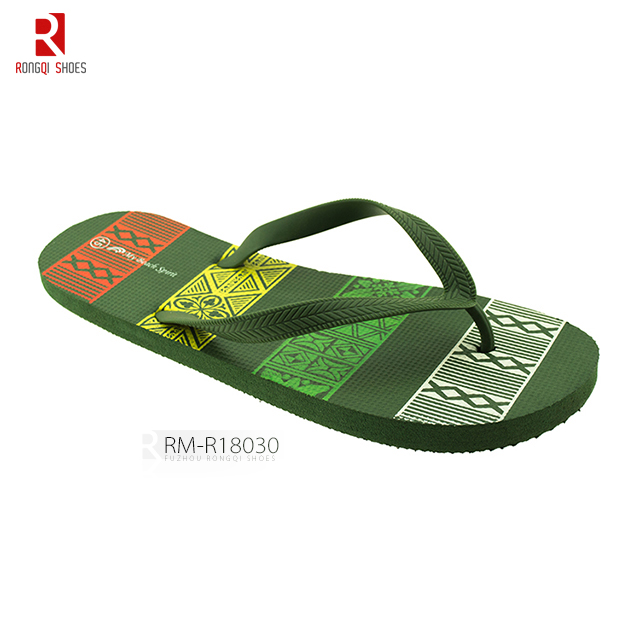 Custom logo cheap personalized men PE flip flop