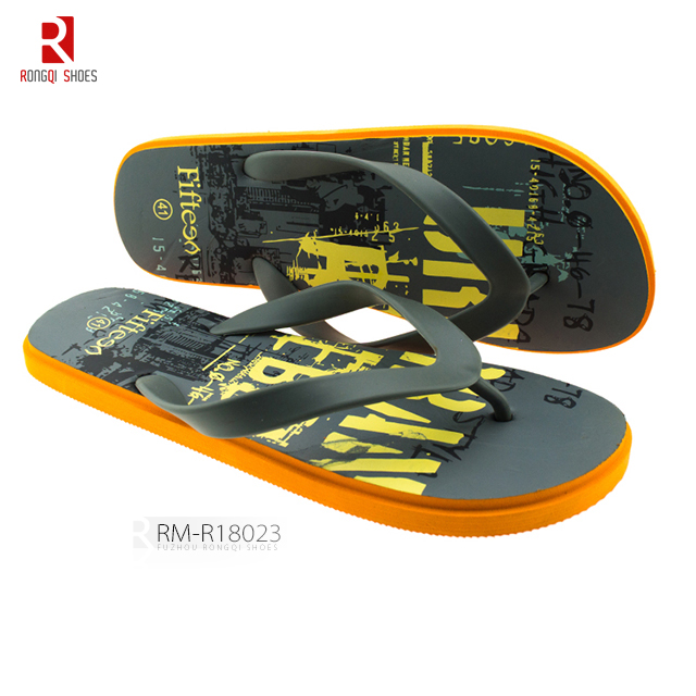 Customized logo beach men's EVA outdoor flip flop