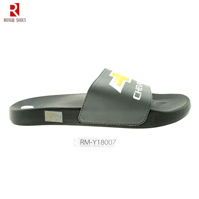 Promotional custom logo men's PVC slide slippers