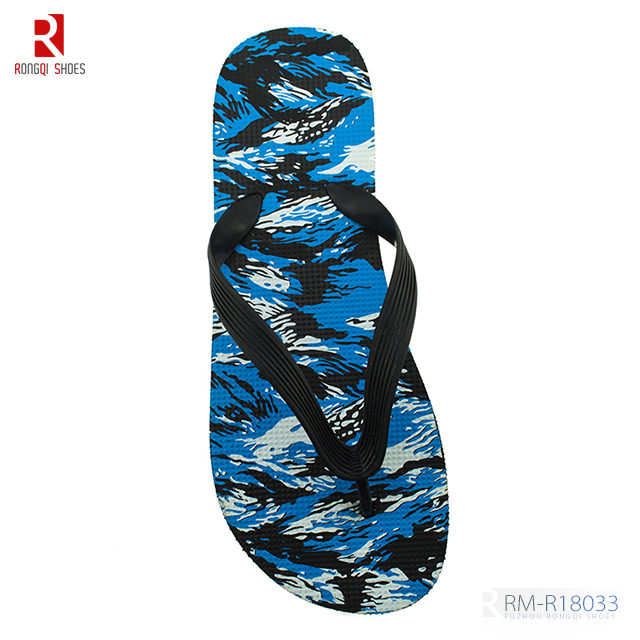 Summer beach latest design men PE flip flop slippers