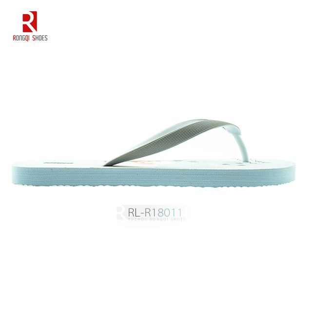 Factory latest made new double color strap women flip flop slipper