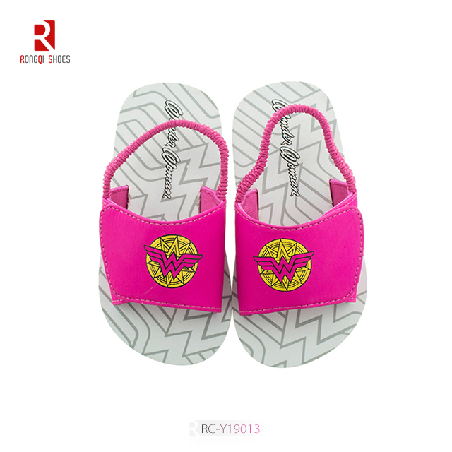 Toddler Boys & Girls Beach/Pool Slides Sandals With Back Straps