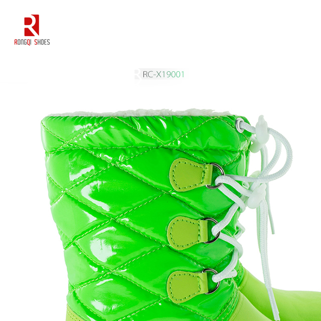 Children Rubber Rain Boots Fashion Lace Waterproof Customized Kids Rubber Rain Shoes