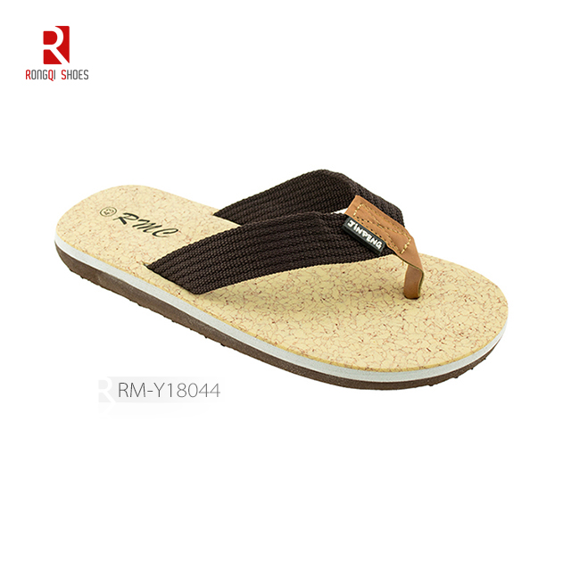 Wholesale beach slippers customized men flip flops