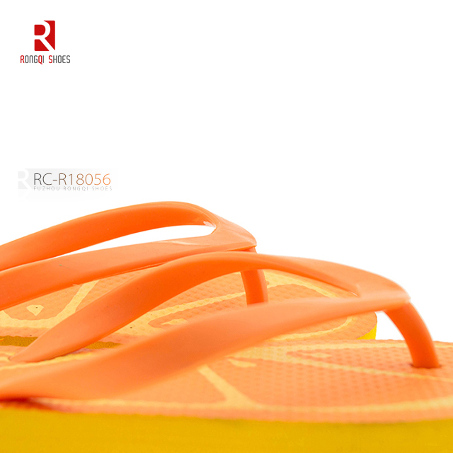 Wholesale children unisex customized fruit shape flip flops with PE outsole