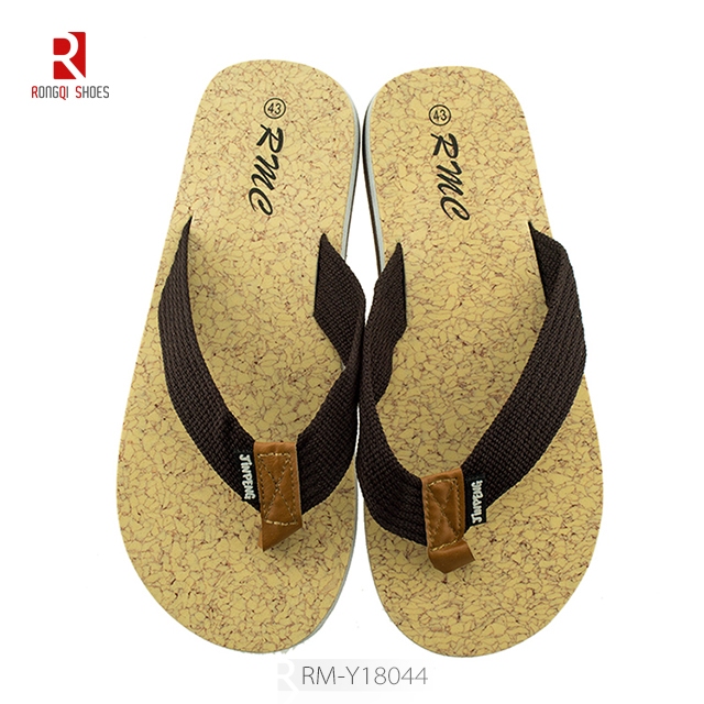 Wholesale beach slippers customized men flip flops